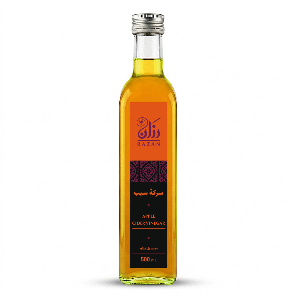 سرکه سیب طبیعی محصول هزاوه